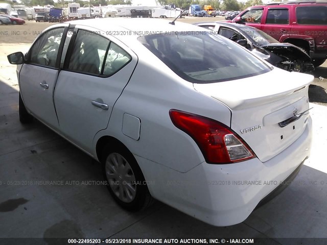 3N1CN7AP2FL900772 - 2015 NISSAN VERSA S/S PLUS/SV/SL WHITE photo 3