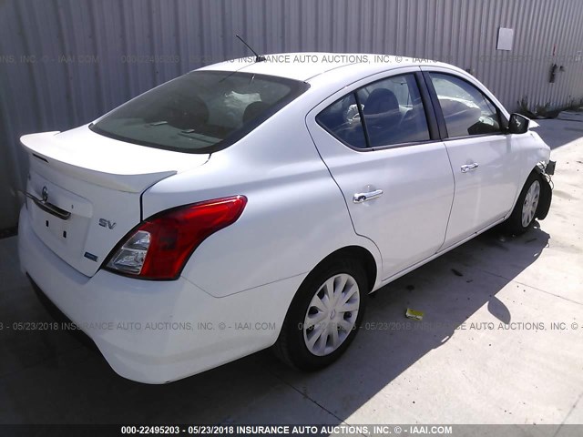 3N1CN7AP2FL900772 - 2015 NISSAN VERSA S/S PLUS/SV/SL WHITE photo 4