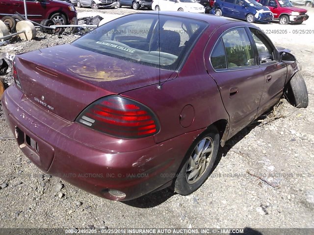 1G2NF52E43M716055 - 2003 PONTIAC GRAND AM SE1 MAROON photo 4