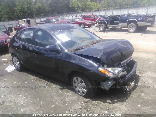 KMHDU46D89U624783 - 2009 HYUNDAI ELANTRA GLS/SE BLACK photo 1