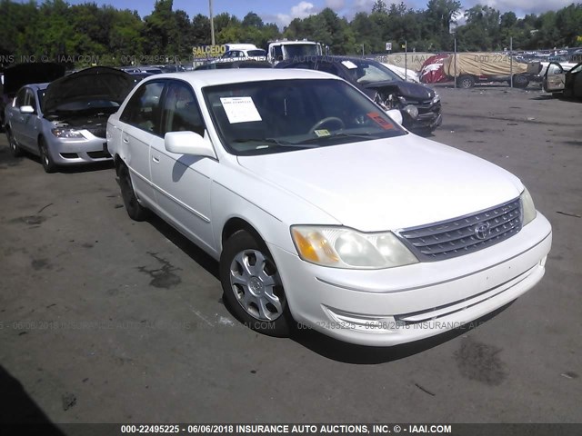 4T1BF28B13U272025 - 2003 TOYOTA AVALON XL/XLS WHITE photo 1