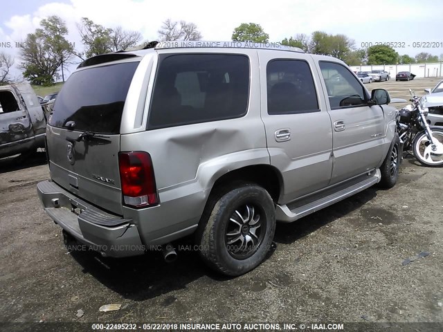 1GYEK63N75R191729 - 2005 CADILLAC ESCALADE LUXURY SILVER photo 4