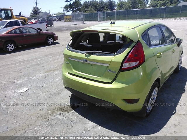 3FADP4FJ0BM121900 - 2011 FORD FIESTA SES GREEN photo 6