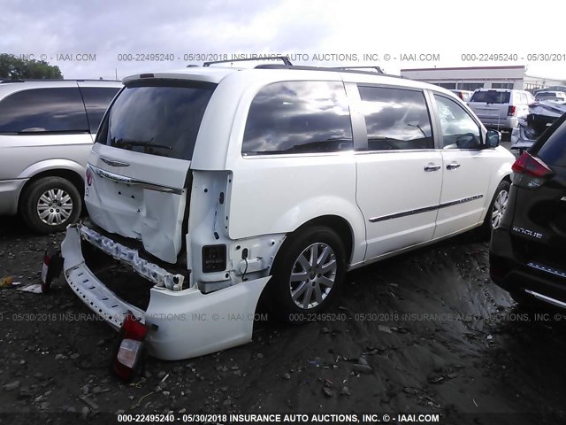 2C4RC1CGXCR107077 - 2012 CHRYSLER TOWN & COUNTRY TOURING L WHITE photo 4