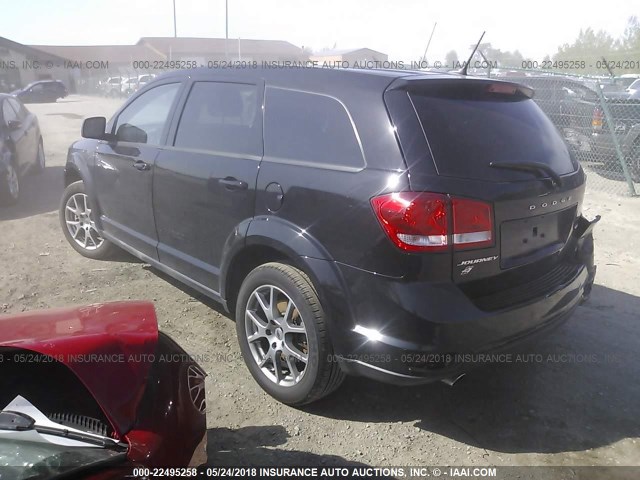 3C4PDDEG6JT159156 - 2018 DODGE JOURNEY GT BLACK photo 3