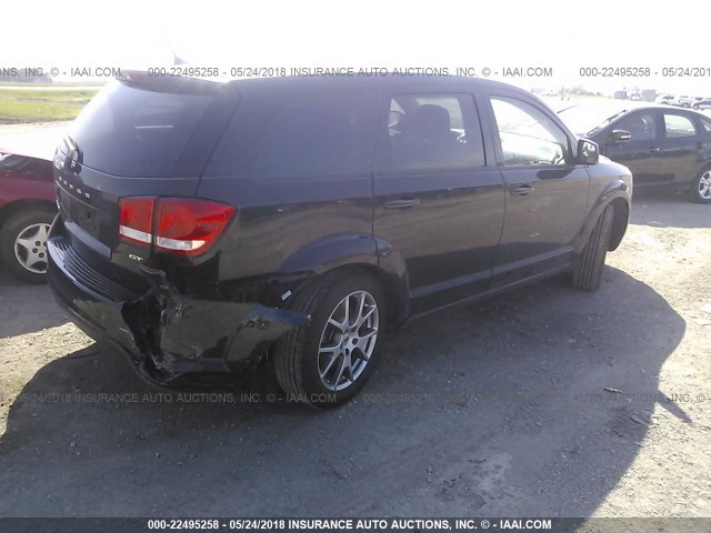 3C4PDDEG6JT159156 - 2018 DODGE JOURNEY GT BLACK photo 4