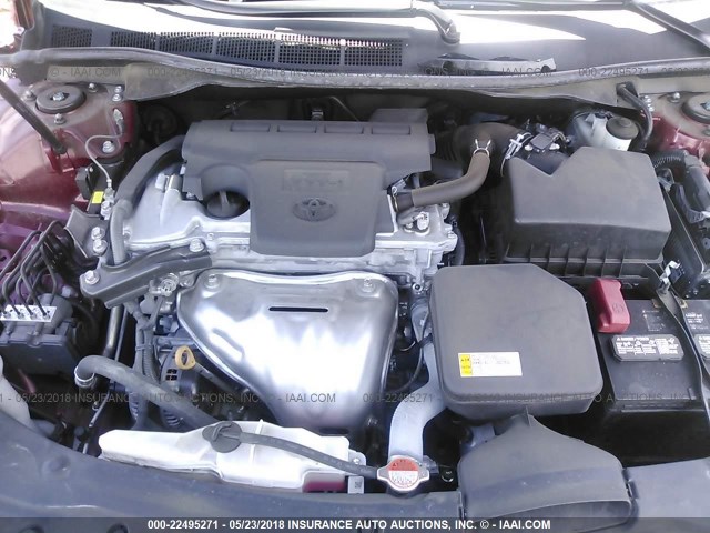 4T1BF1FK0GU595047 - 2016 TOYOTA CAMRY LE/XLE/SE/XSE 红色 照片 10