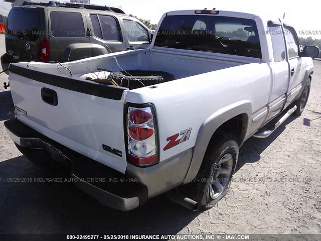 1GTEK19T1YZ204977 - 2000 GMC NEW SIERRA K1500 WHITE photo 4