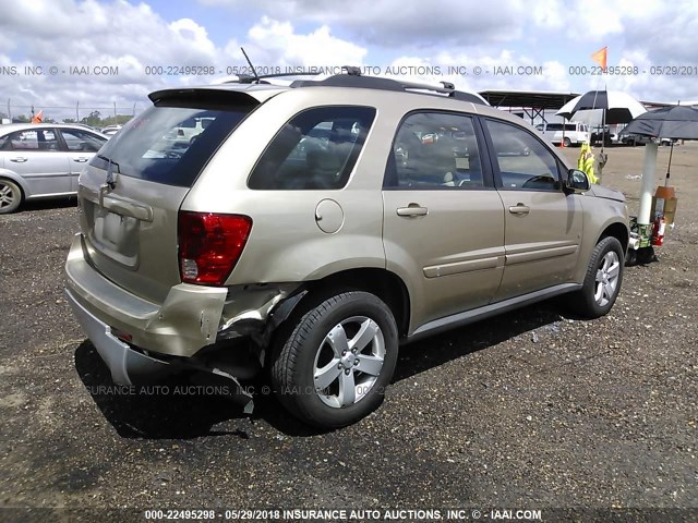 2CKDL33F886045936 - 2008 PONTIAC TORRENT BROWN photo 4