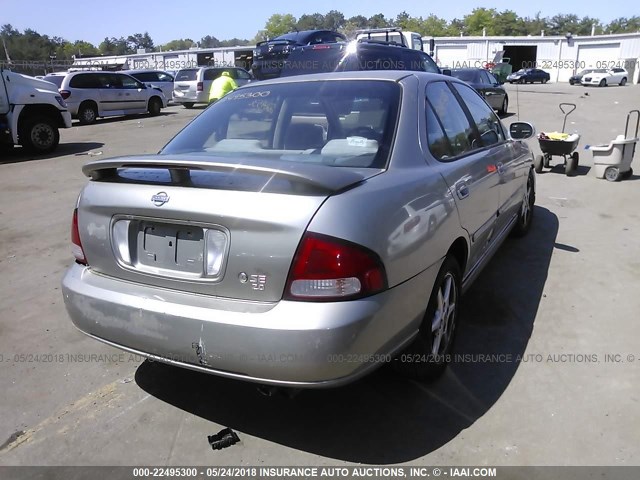 3N1BB51A31L003506 - 2001 NISSAN SENTRA SE TAN photo 4