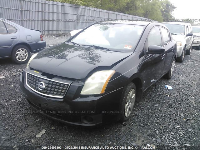 3N1AB61EX7L627641 - 2007 NISSAN SENTRA 2.0/2.0S/2.0SL BLACK photo 2