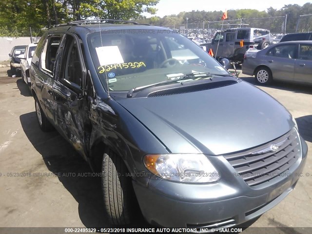 1A4GP45R46B693378 - 2006 CHRYSLER TOWN & COUNTRY  GRAY photo 1