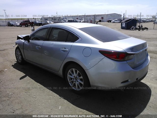 JM1GJ1U52G1412318 - 2016 MAZDA 6 SPORT ვერცხლისფერი ფოტო 3