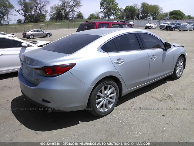 JM1GJ1U52G1412318 - 2016 MAZDA 6 SPORT ვერცხლისფერი ფოტო 4