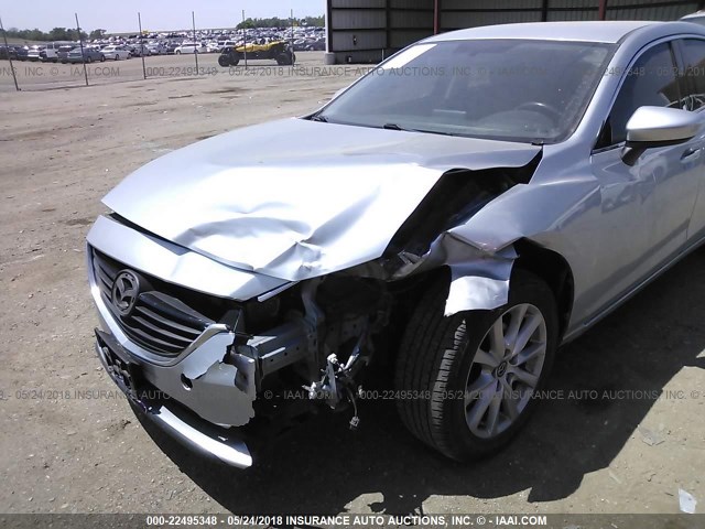 JM1GJ1U52G1412318 - 2016 MAZDA 6 SPORT ვერცხლისფერი ფოტო 6