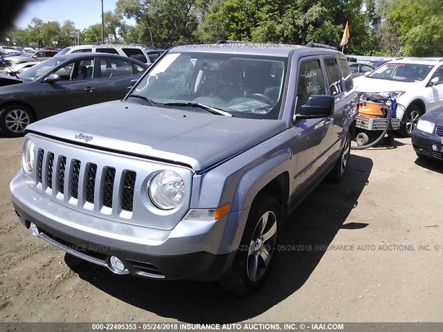 1C4NJRFB4GD627870 - 2016 JEEP PATRIOT LATITUDE SILVER photo 2