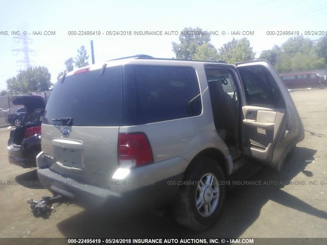 1FMPU16LX4LB82493 - 2004 FORD EXPEDITION XLT ოქროსფერი ფოტო 4