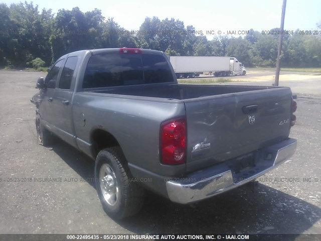 3D7KS28A38G115328 - 2008 DODGE RAM 2500 ST/SLT GRAY photo 3