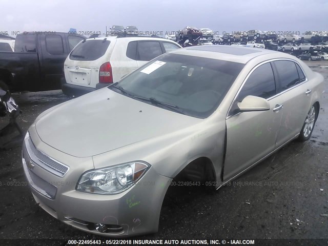 1G1ZE5E00CF196143 - 2012 CHEVROLET MALIBU LTZ 金色 照片 2