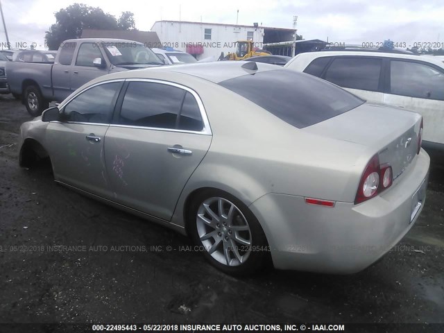 1G1ZE5E00CF196143 - 2012 CHEVROLET MALIBU LTZ 金色 照片 3