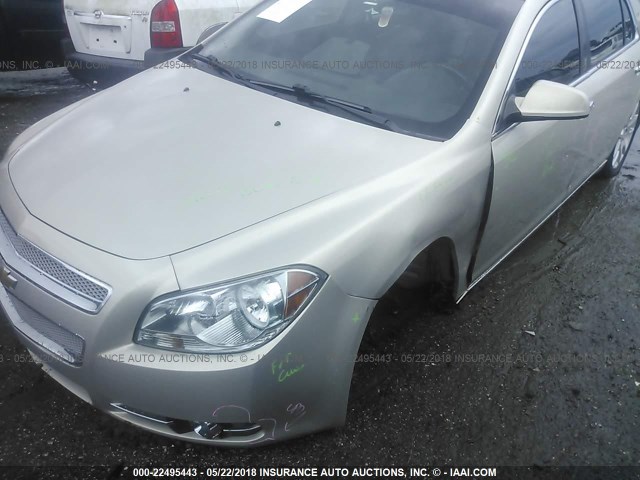1G1ZE5E00CF196143 - 2012 CHEVROLET MALIBU LTZ 金色 照片 6