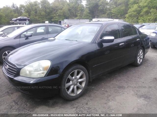 JNKBF01A02M007524 - 2002 INFINITI Q45 BLACK photo 2