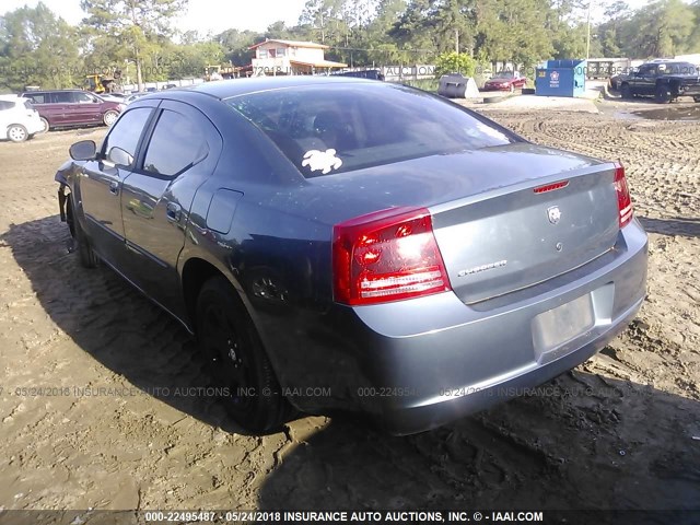 2B3KA43R77H672717 - 2007 DODGE CHARGER SE/SXT GRAY photo 3