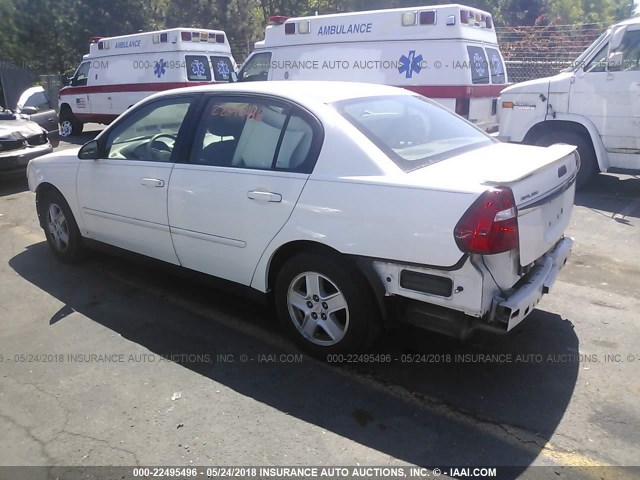1G1ZT54825F290637 - 2005 CHEVROLET MALIBU LS თეთრი ფოტო 3