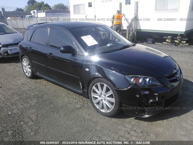 JM1BK34LX81161292 - 2008 MAZDA SPEED 3 BLACK photo 1