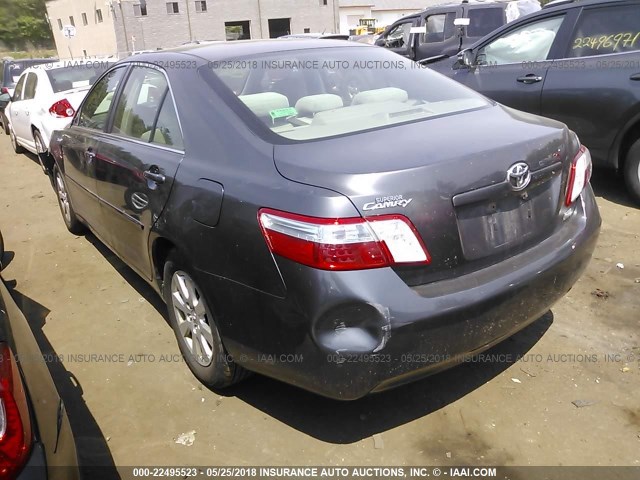 JTNBB46K573032529 - 2007 TOYOTA CAMRY NEW GENERAT HYBRID GRAY photo 3