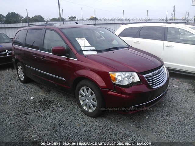 2C4RC1BG4DR695416 - 2013 CHRYSLER TOWN & COUNTRY TOURING RED photo 1