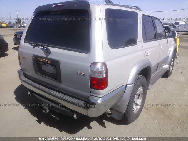 JT3HN87R2V0078671 - 1997 TOYOTA 4RUNNER LIMITED SILVER photo 4