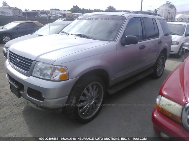 1FMZU73K14ZA82531 - 2004 FORD EXPLORER XLT/XLT SPORT/NBX SILVER photo 2