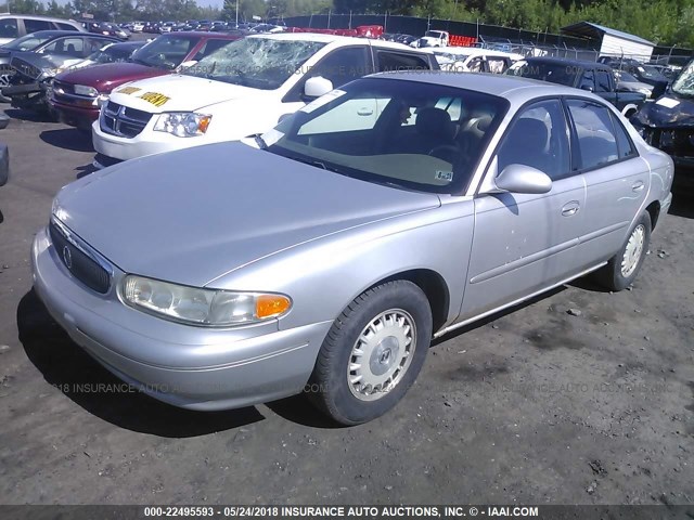 2G4WS52J231255762 - 2003 BUICK CENTURY CUSTOM SILVER photo 2