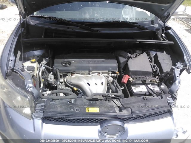 JTLZE4FE8CJ021359 - 2012 TOYOTA SCION XB ნაცრისფერი ფოტო 10