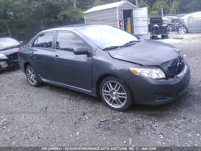 1NXBU40E29Z061478 - 2009 TOYOTA COROLLA S/LE/XLE GRAY photo 1