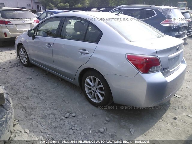 JF1GJAC63EH026589 - 2014 SUBARU IMPREZA PREMIUM GRAY photo 3