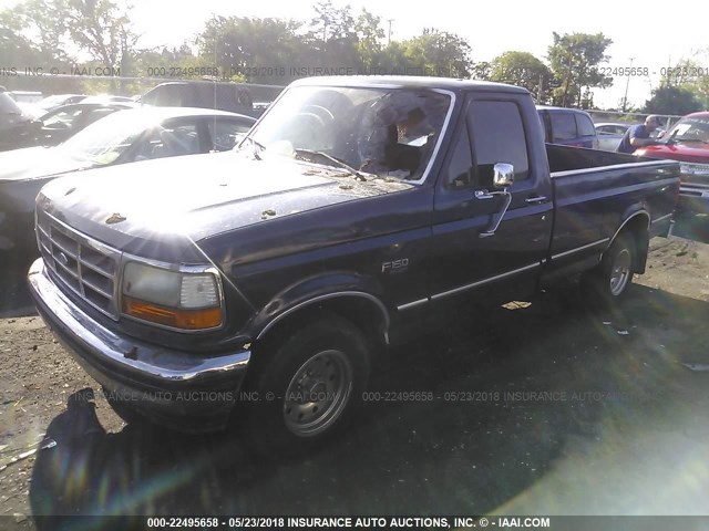 1FTEF15N0RNB47109 - 1994 FORD F150 Navy photo 2