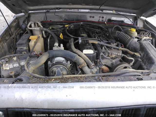 1J4FF58S4YL200394 - 2000 JEEP CHEROKEE CLASSIC GRAY photo 10