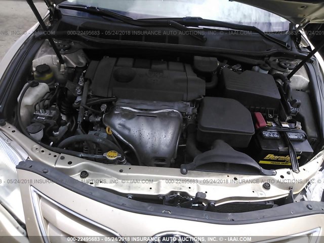 4T1BF3EK3BU224826 - 2011 TOYOTA CAMRY SE/LE/XLE 金色 照片 10