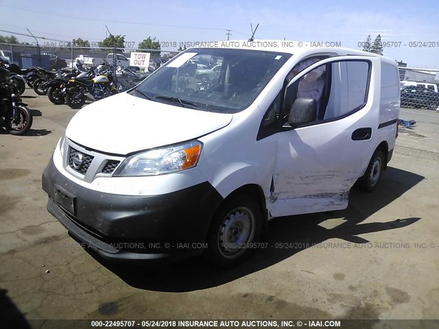 3N6CM0KN6FK735669 - 2015 NISSAN NV200 2.5S/2.5SV WHITE photo 2