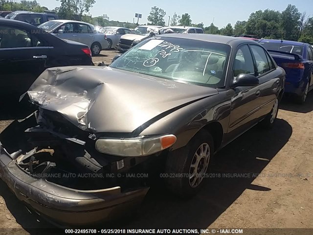 2G4WS52J731155270 - 2003 BUICK CENTURY CUSTOM GRAY photo 2