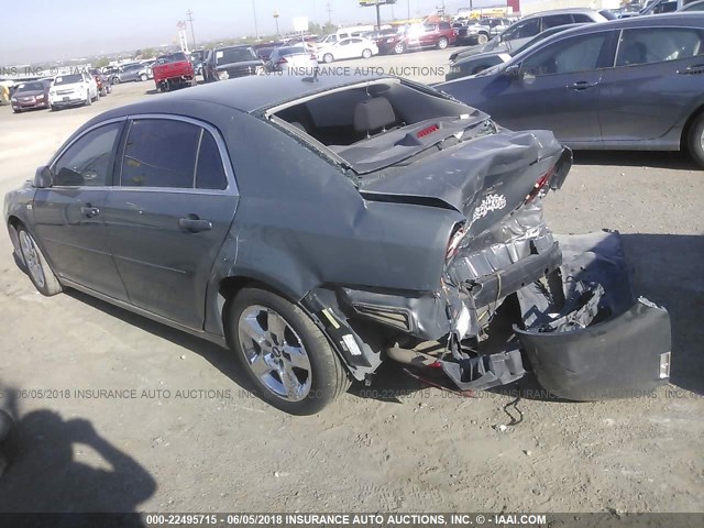 1G1ZH57B98F160562 - 2008 CHEVROLET MALIBU 1LT GRAY photo 3