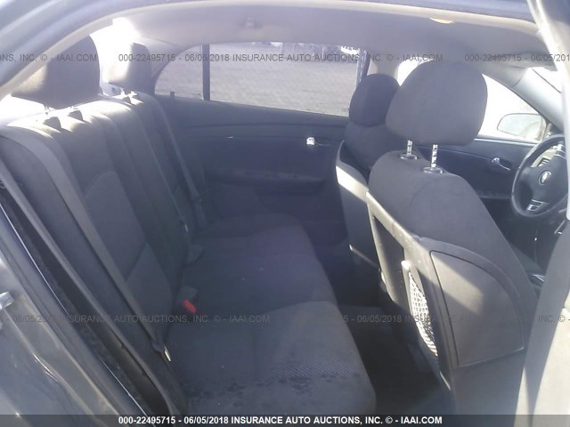 1G1ZH57B98F160562 - 2008 CHEVROLET MALIBU 1LT GRAY photo 8