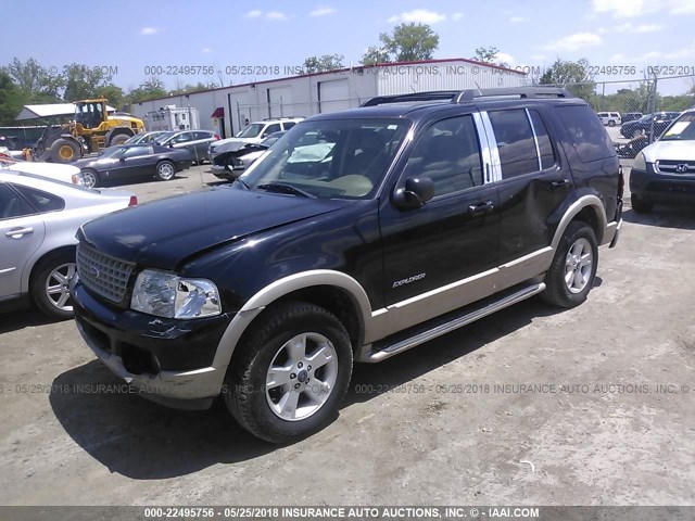 1FMZU74W35UA64113 - 2005 FORD EXPLORER EDDIE BAUER BLACK photo 2