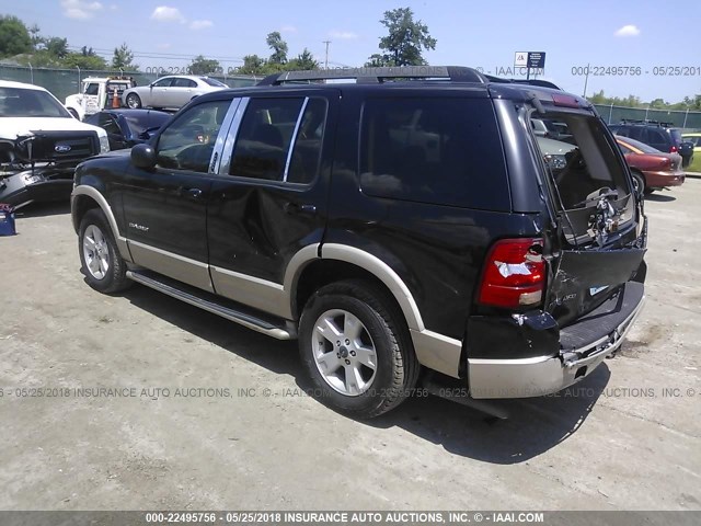 1FMZU74W35UA64113 - 2005 FORD EXPLORER EDDIE BAUER BLACK photo 3