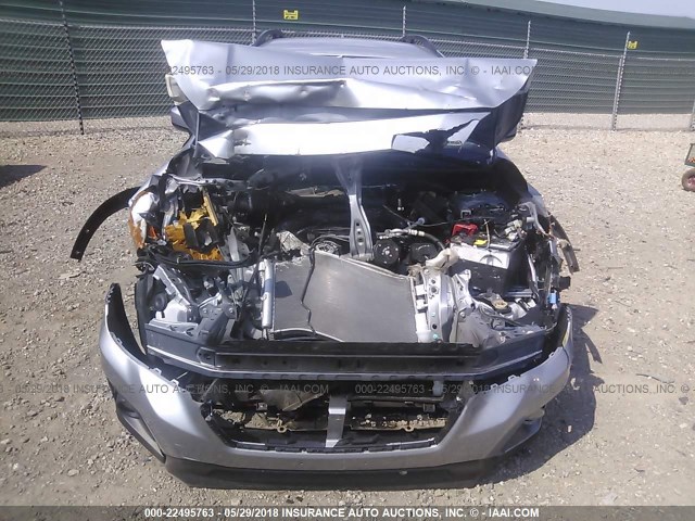JF2GTABC7JH254635 - 2018 SUBARU CROSSTREK PREMIUM GRAY photo 6