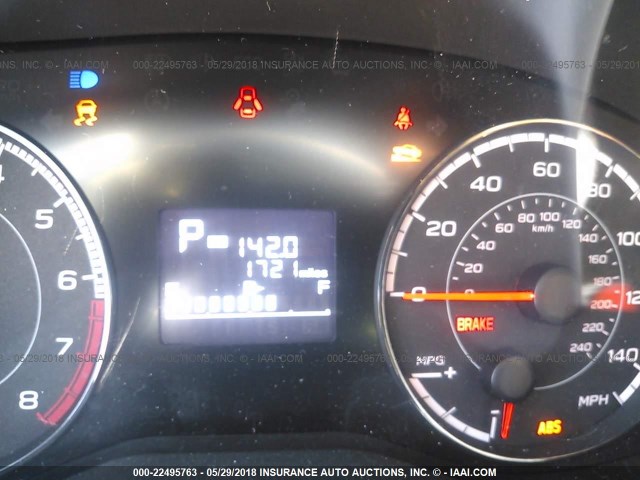 JF2GTABC7JH254635 - 2018 SUBARU CROSSTREK PREMIUM GRAY photo 7