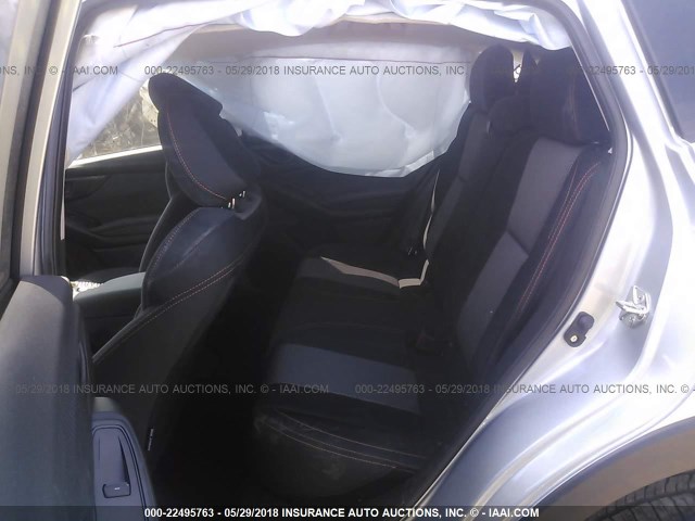 JF2GTABC7JH254635 - 2018 SUBARU CROSSTREK PREMIUM GRAY photo 8