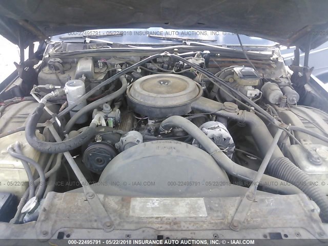 1G6DW5473LR704958 - 1990 CADILLAC BROUGHAM BLUE photo 10